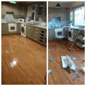 deep clean house