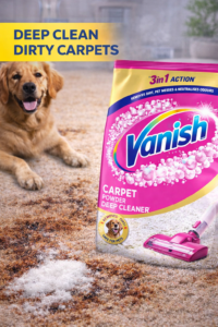 can you use vanish carpet cleaner on clothes​